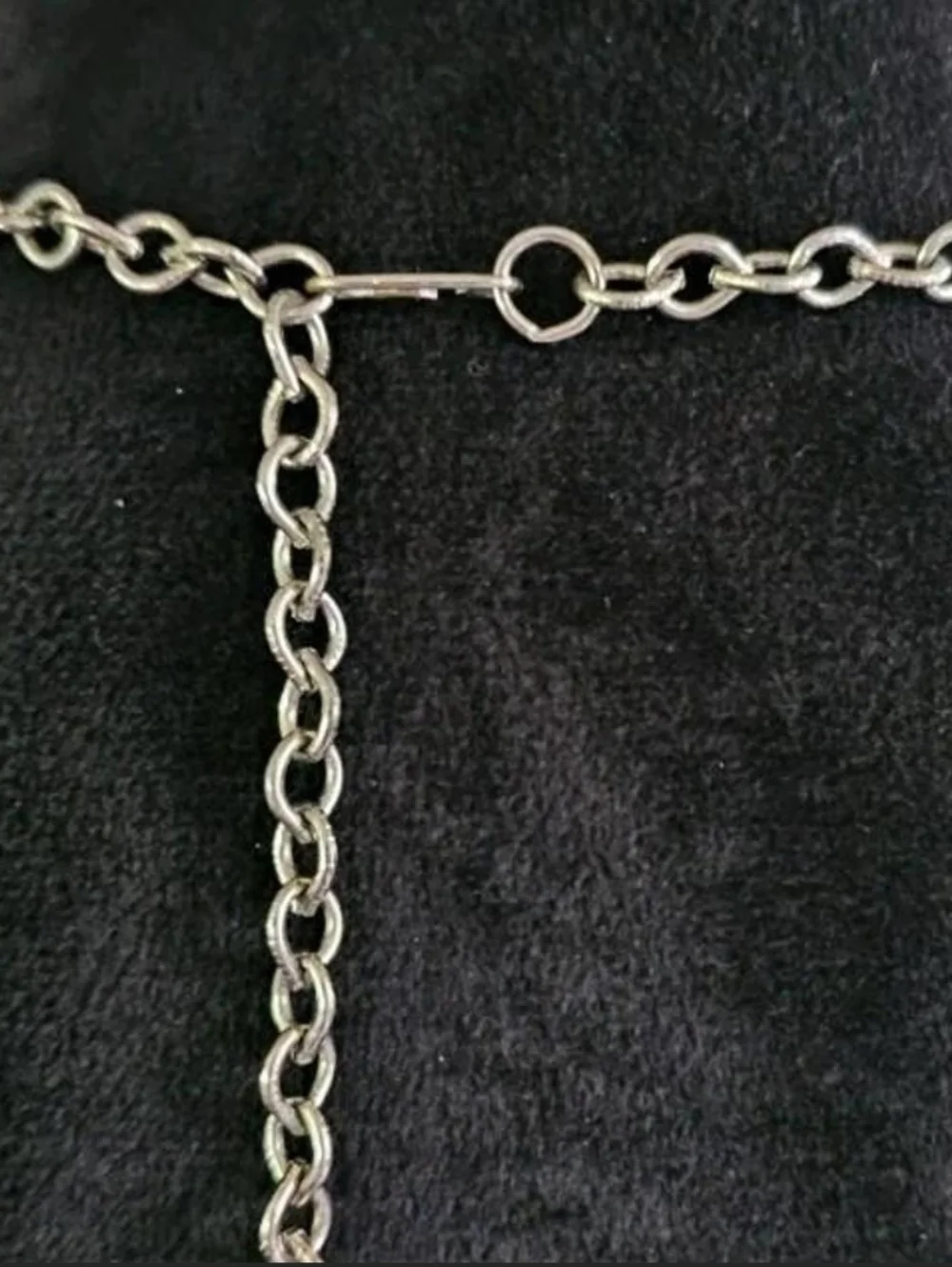 Vintage Silvertone Signed Gold Crown Eagle Necklace Adjustable - Picture 4 of 4